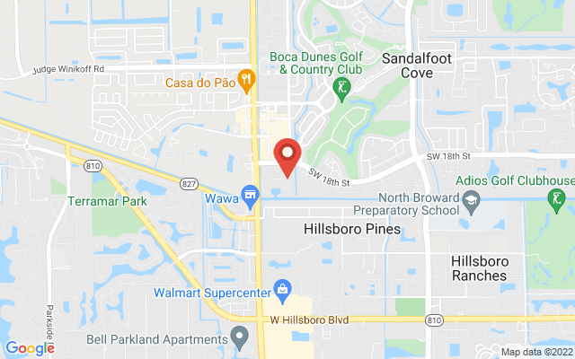 Google map image of location Sandalfoot S, Boca Raton, FL 33428, USA